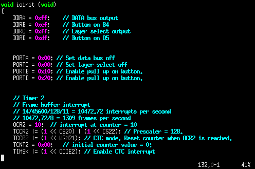 Software: IO Initialization