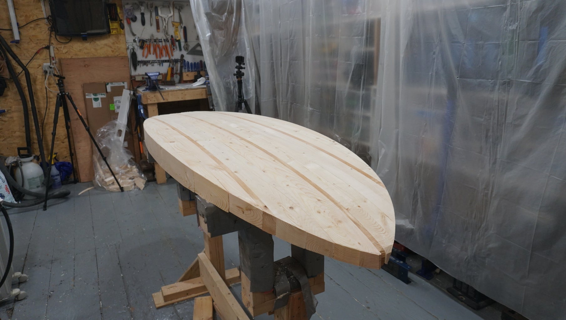 How to Make a Chambered Wooden Surfboard 18 Steps (with Pictures