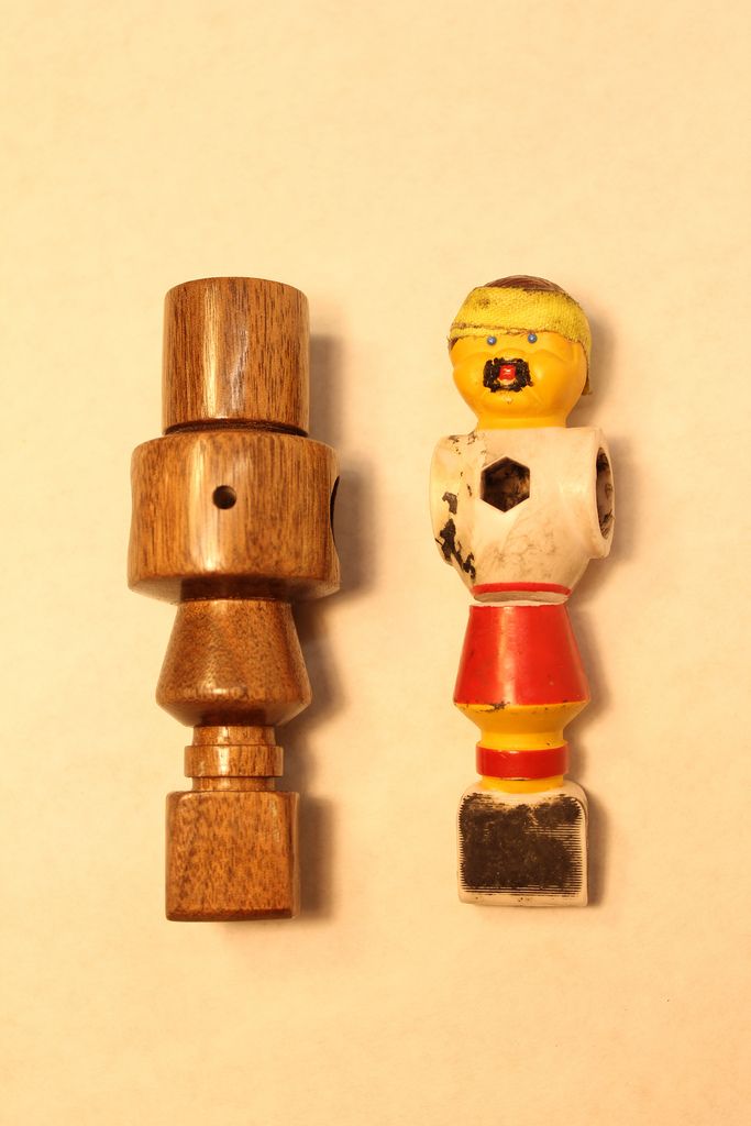 Turning a Wooden Foosball Player