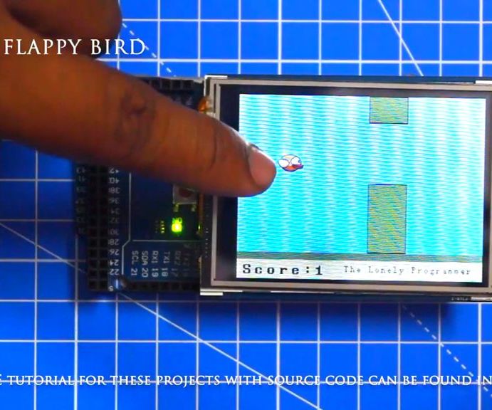 Flappy Bird On Arduino With Pictures Instructables 7654