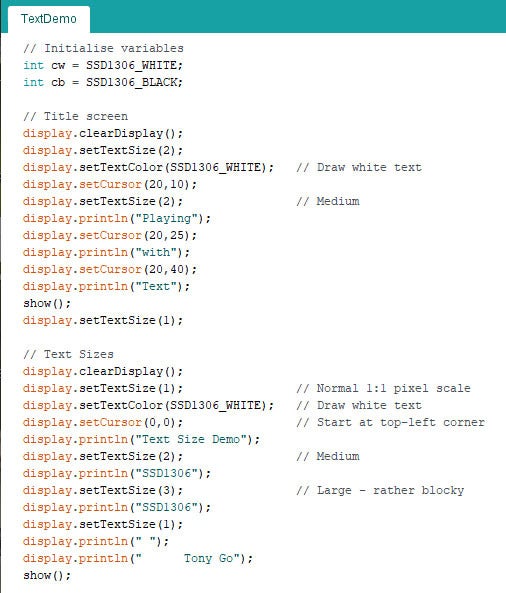 Playing With Text #1