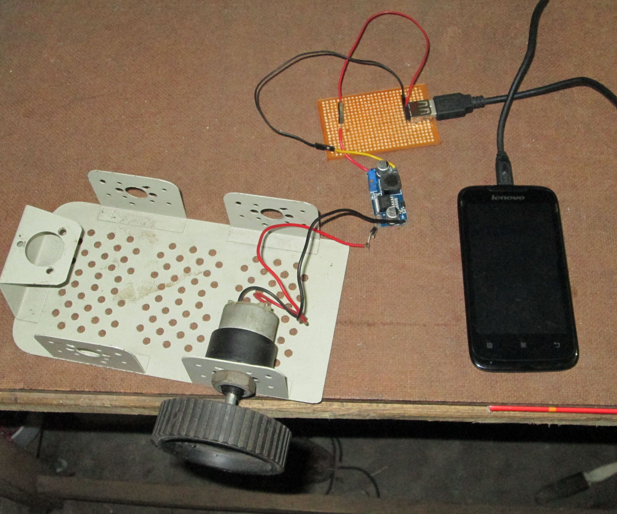 Human Powered Phone charger