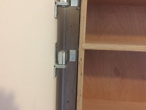 Hanging the Bookcase Door