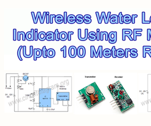 Water Rf Module wireless water level indicator using rf module DIY Project - Step-by ...