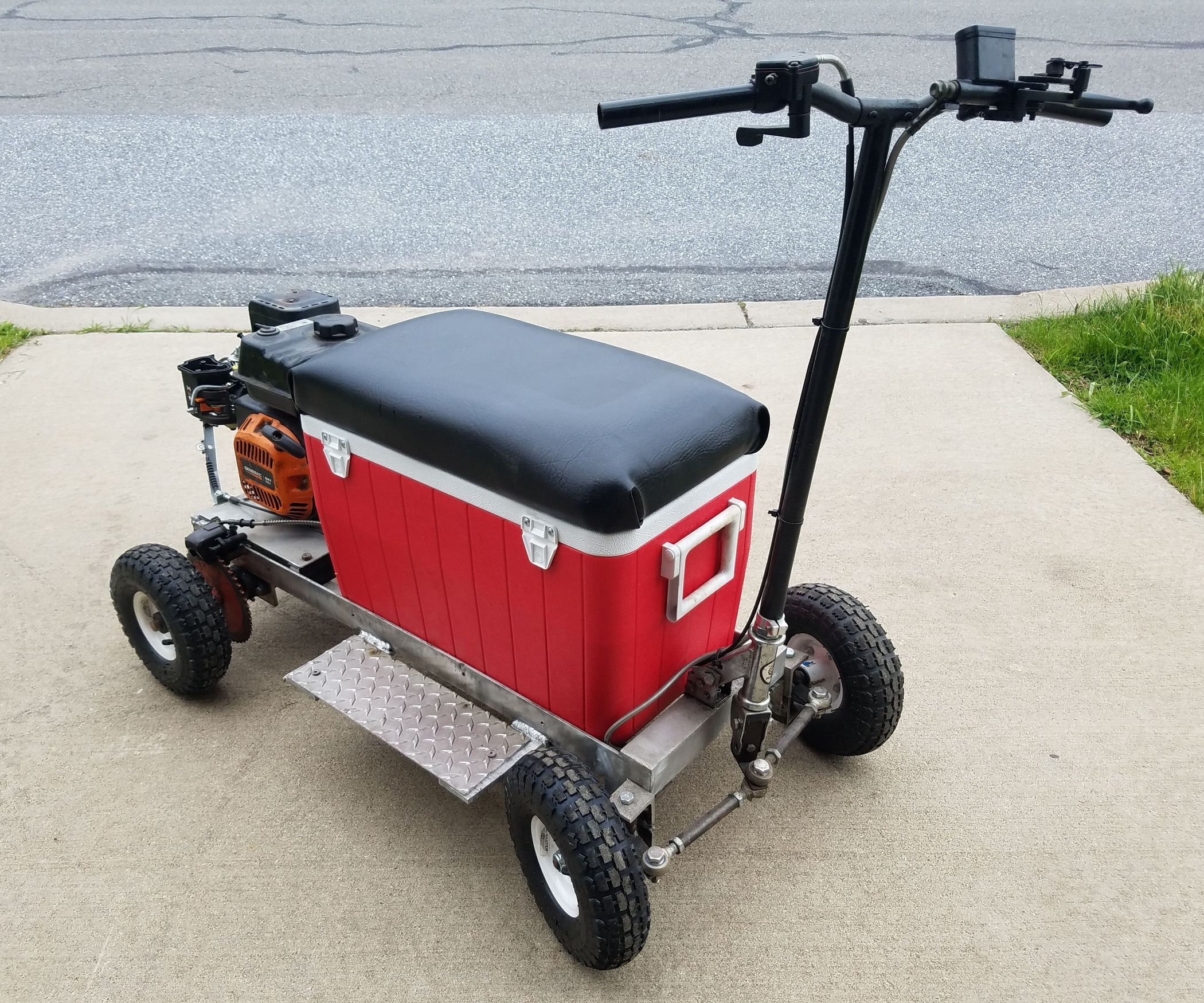 DIY Gas Powered Cooler Kart 9 Steps Instructables