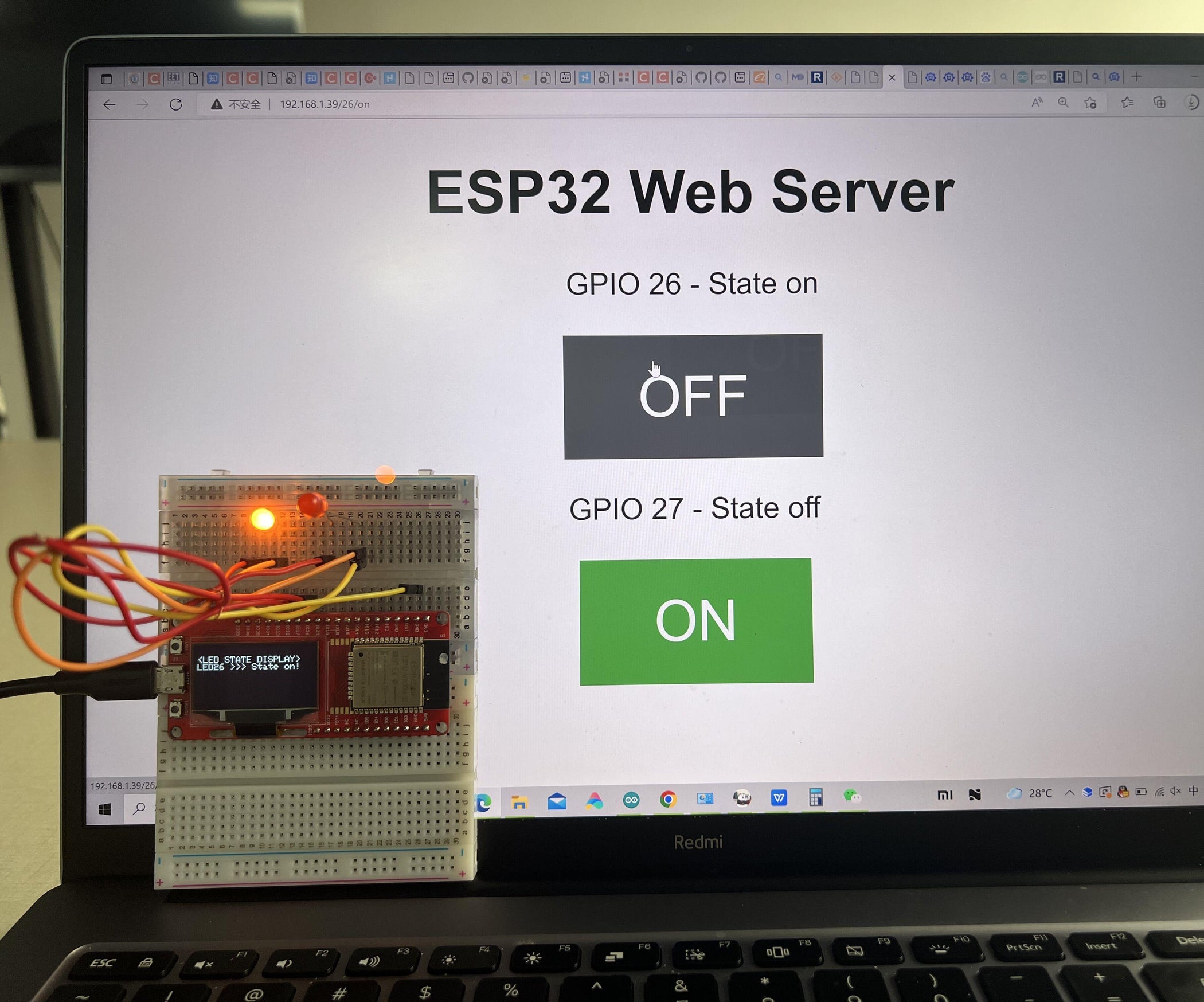 ESP32 Web Server: Controlling LED Lights : 7 Steps - Instructables
