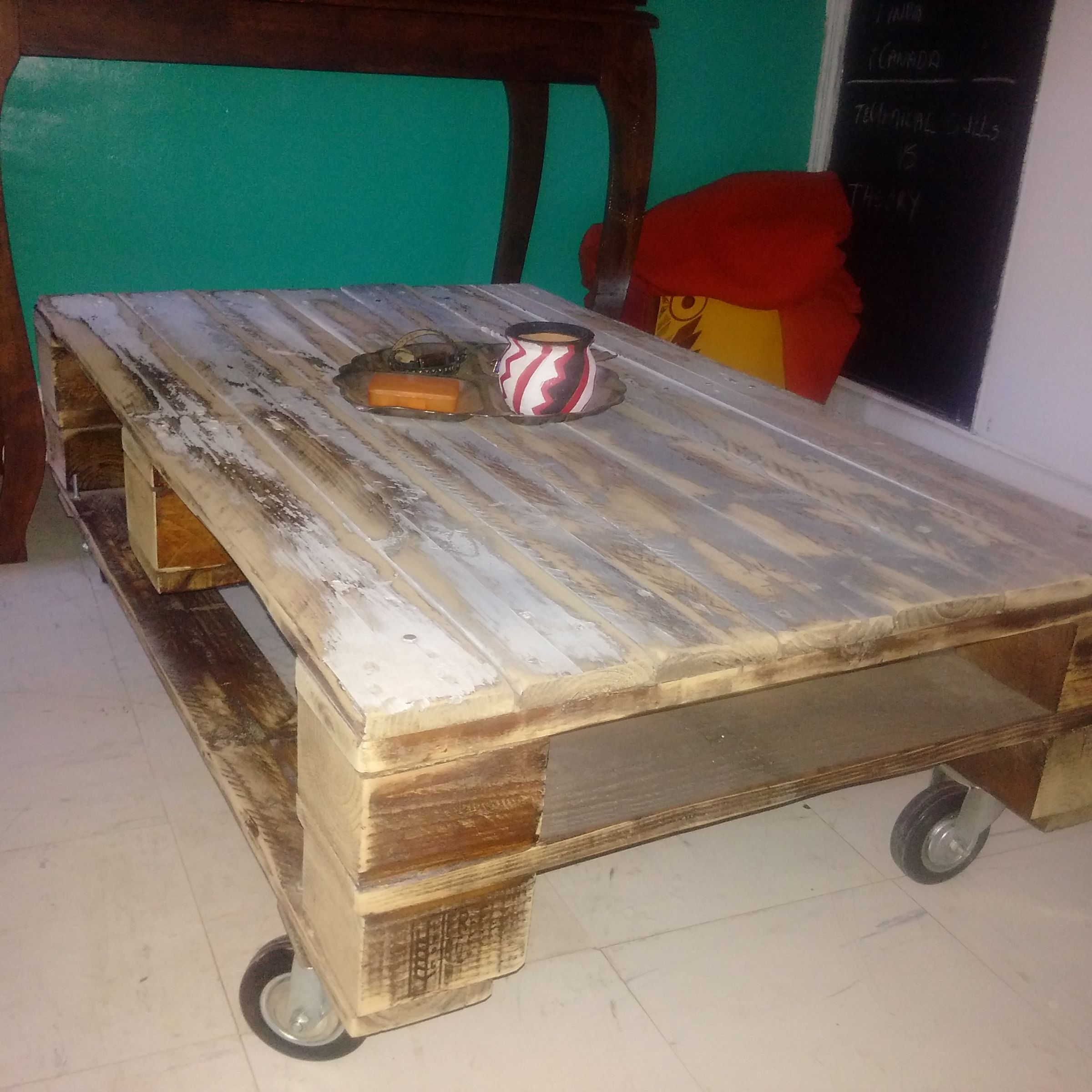 Pallet Coffee Table From Reclaimed Wood 8 Steps With Pictures Instructables