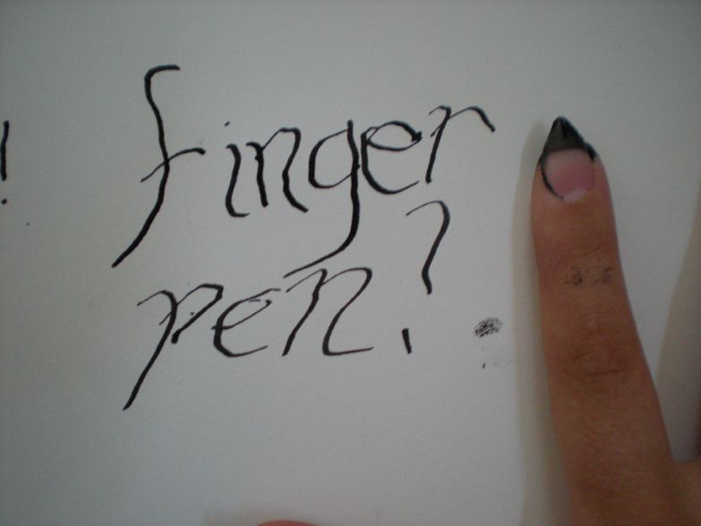 Finger Pen! 5 Steps (with Pictures) Instructables
