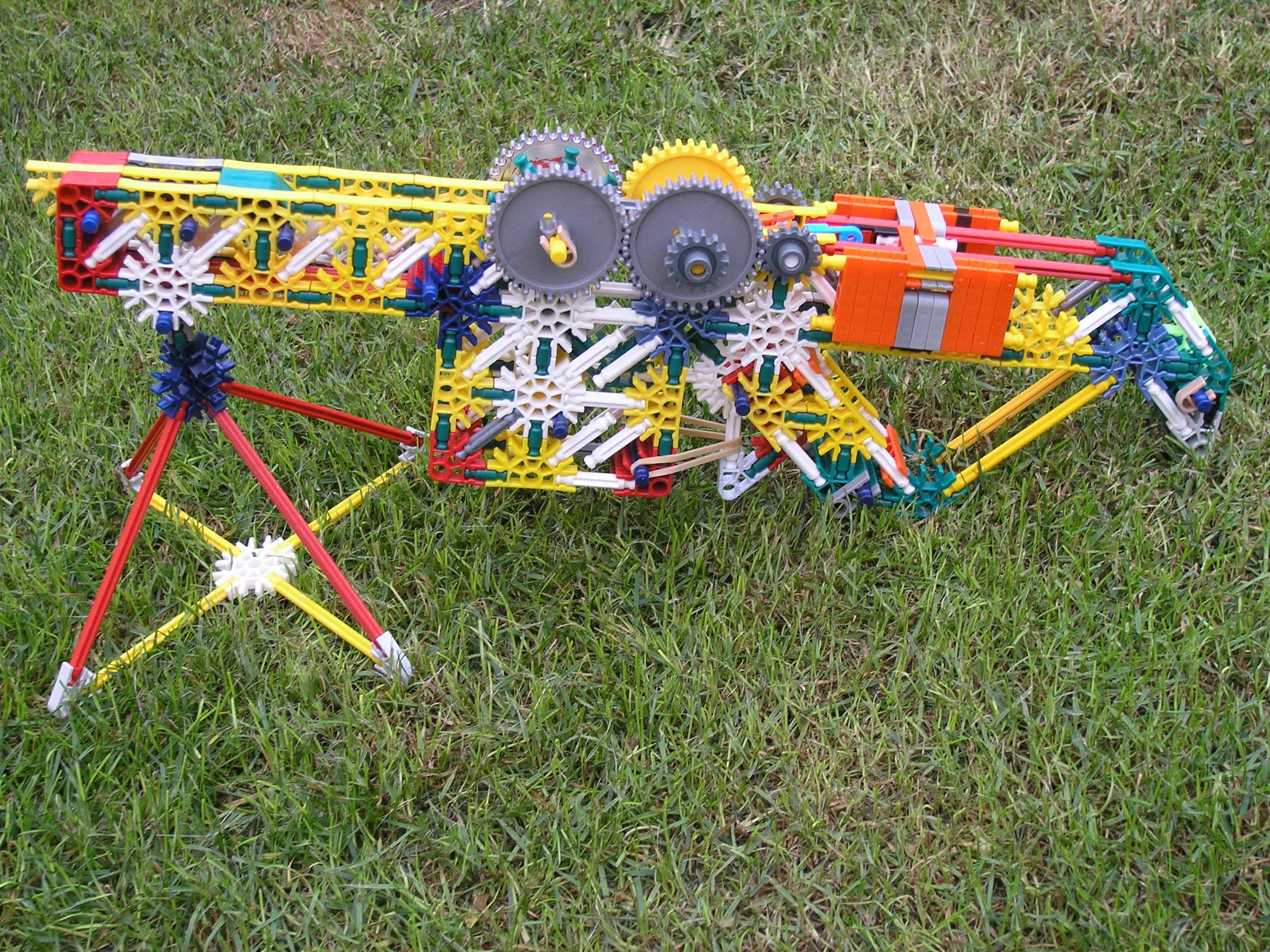 Knex Full Auto V6 5 Steps Instructables