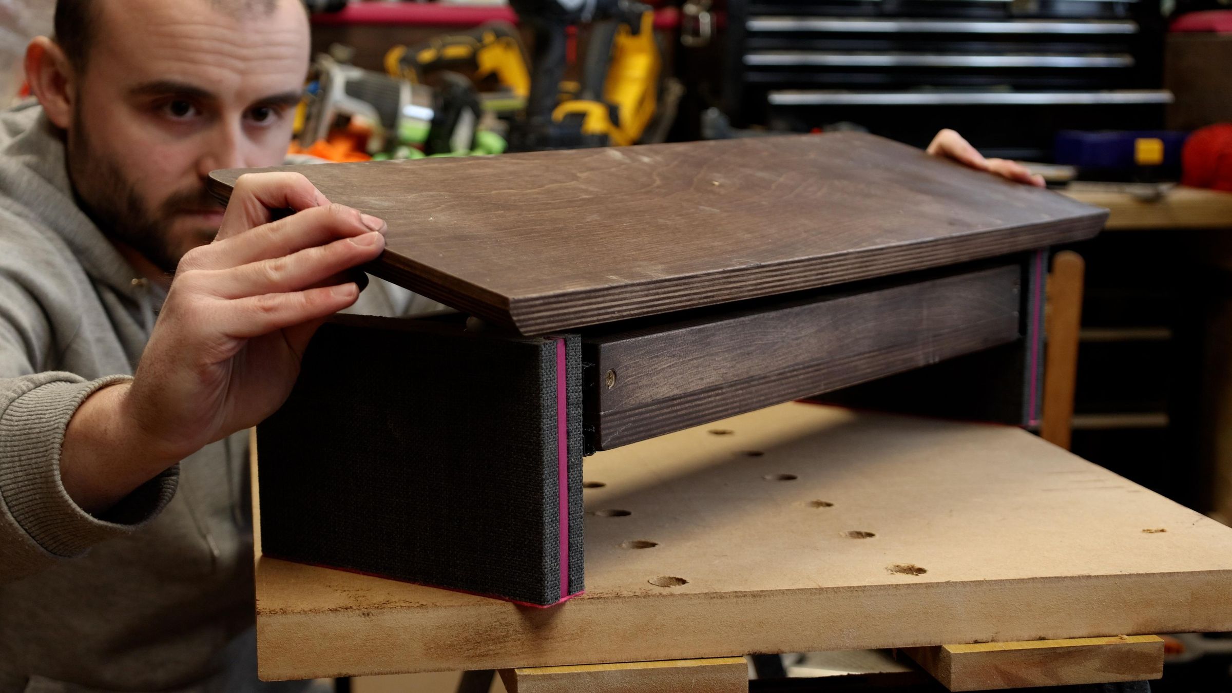 How to Make a Storage Shelf for a Desk DIY Monitor Stand 6 Steps