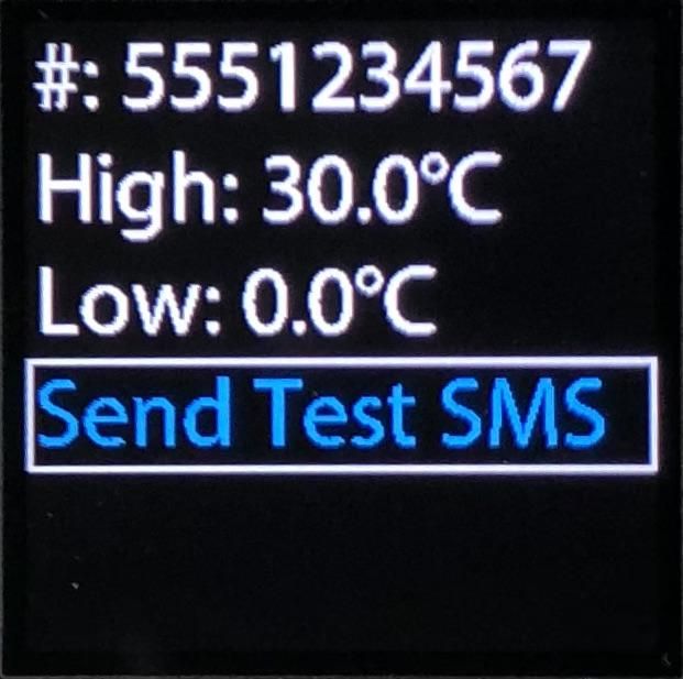 Alarm Settings Panel