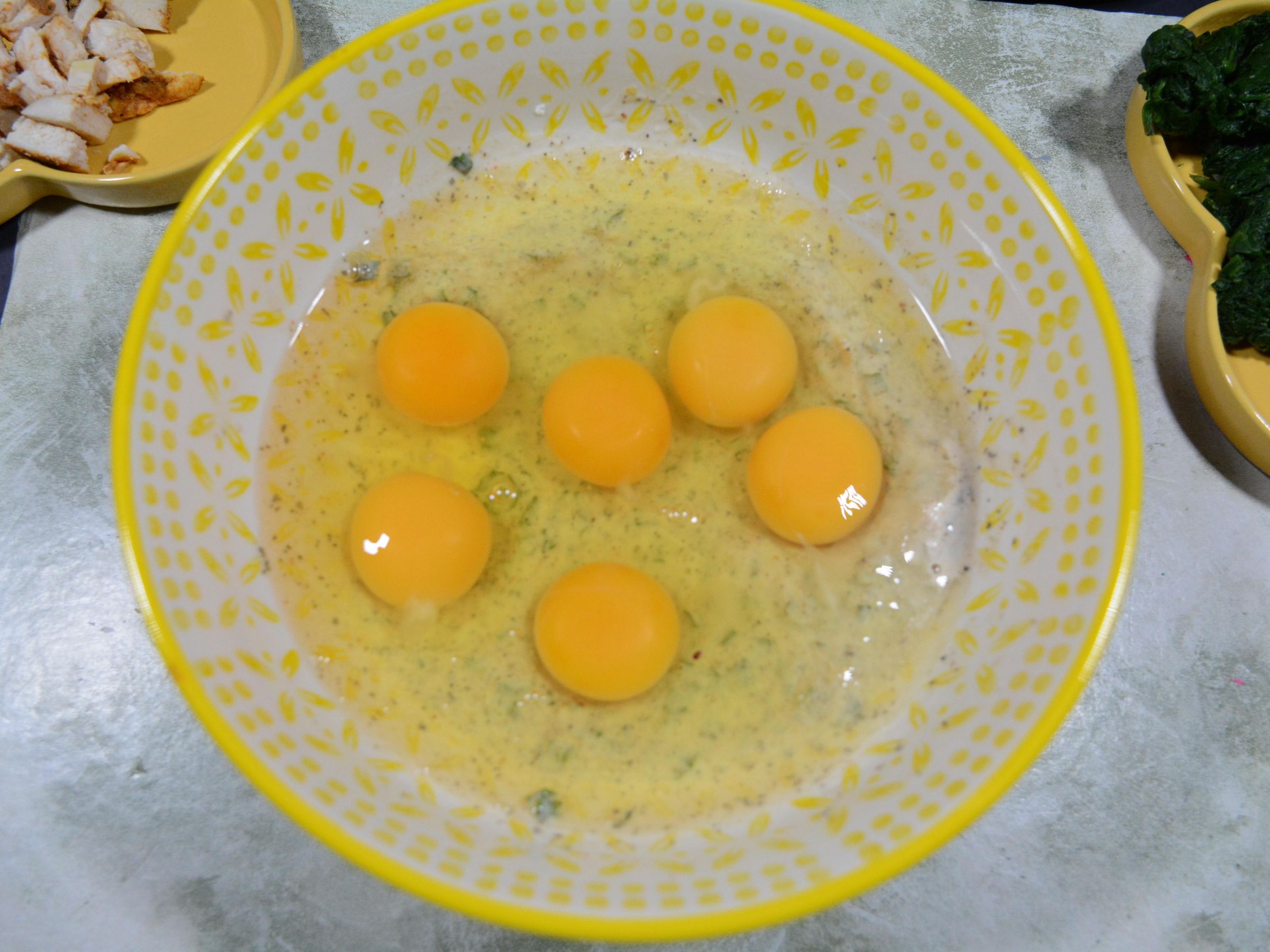 Breakfast Egg Casserole Bake Made With Leftovers 4 Steps (with