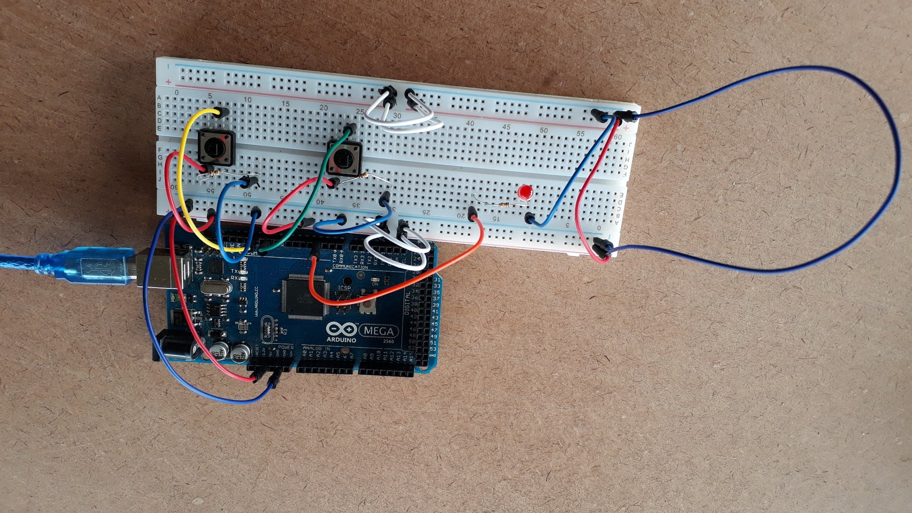 Double Pushbutton LED Circuit : 5 Steps - Instructables
