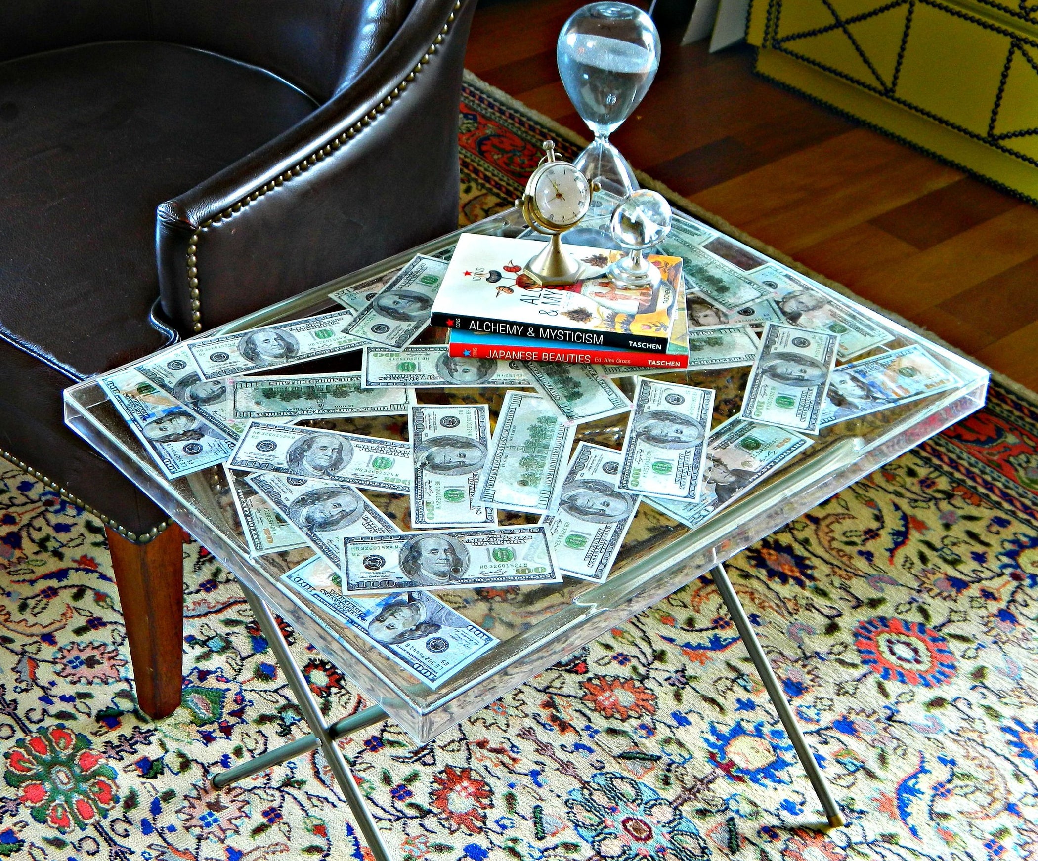 Lucite Money Table 6 Steps Instructables