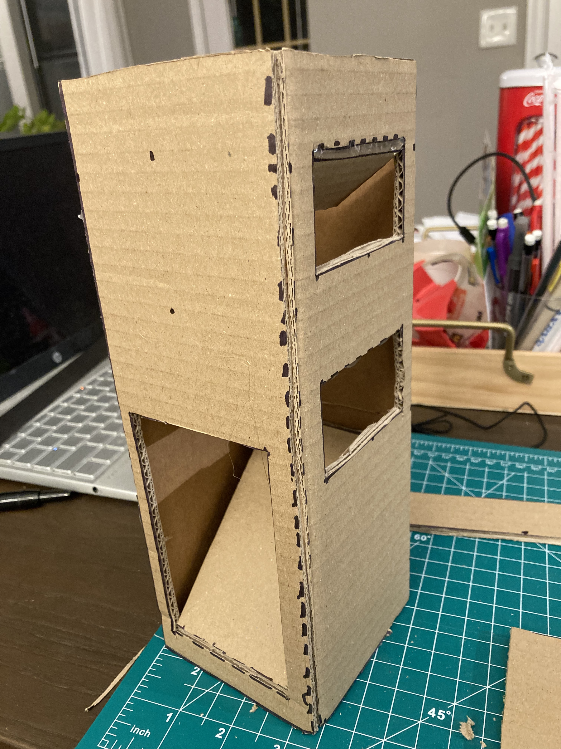 Cardboard Dice Tower 5 Steps (with Pictures) Instructables