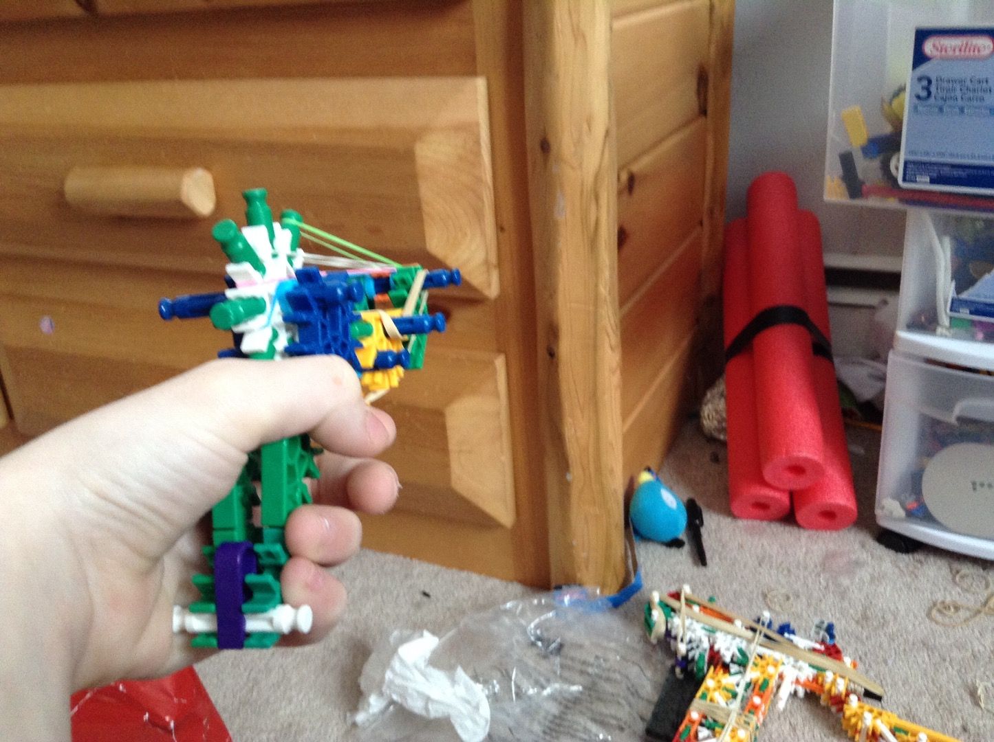 Knex Mini Semi Auto Rubber Band Gun (MSARBG) 5 Steps (with Pictures