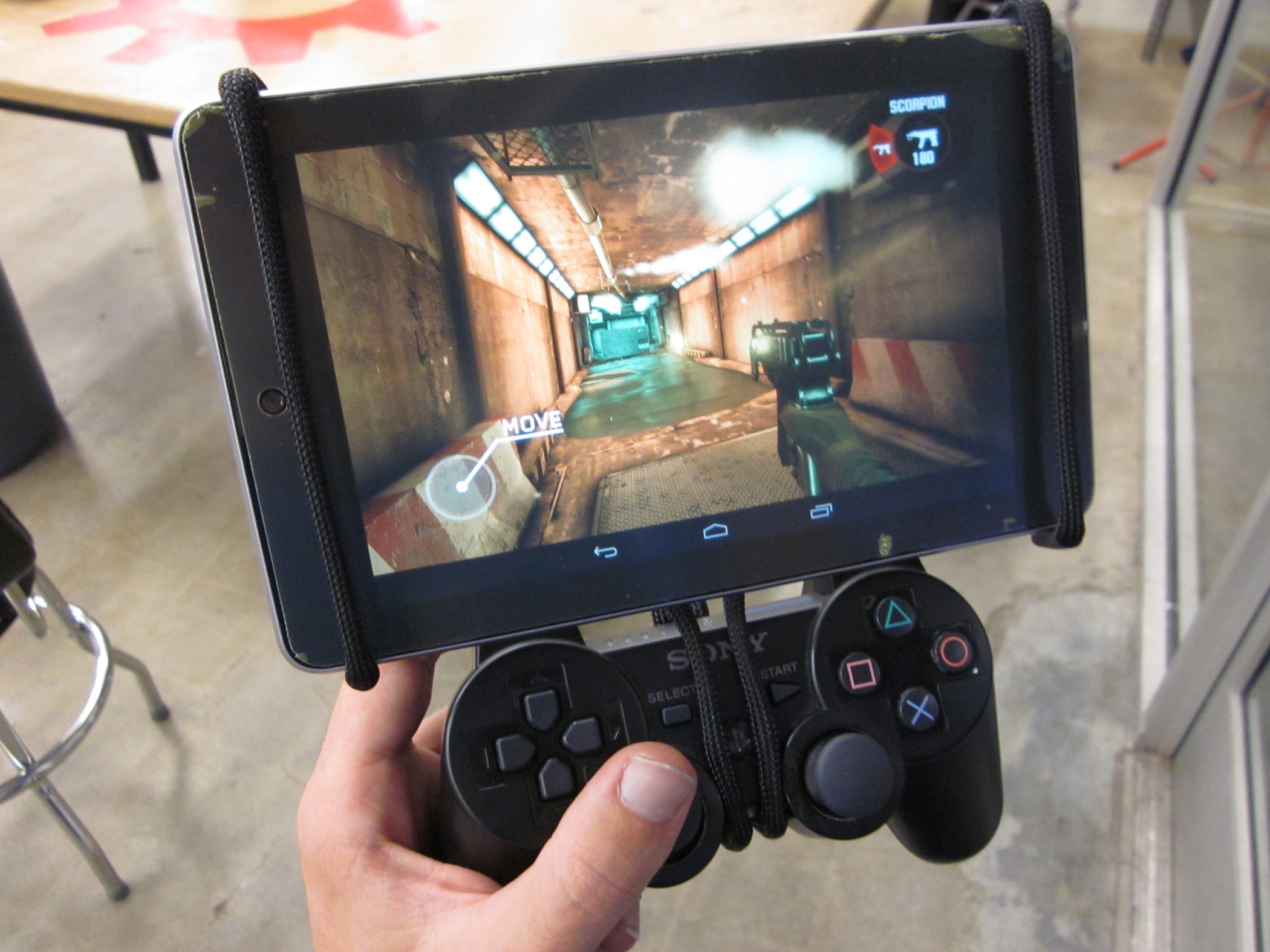 Android Tablet PS3 / Xbox360 Controller Mount I Made It at 4 Steps (with Pictures