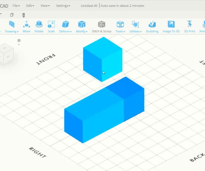 Tips SelfCAD Copy Object 3 Steps Instructables