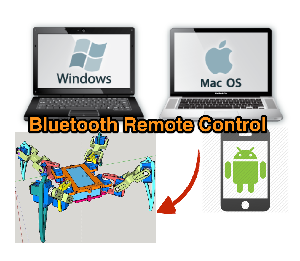 spider robot remote control