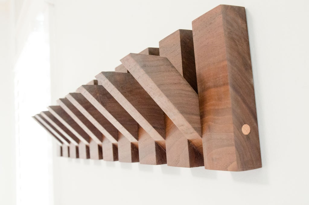 Modern Coat Rack 8 Steps With Pictures Instructables Modern Coat Rack 8 Steps With, Install Coat Rack