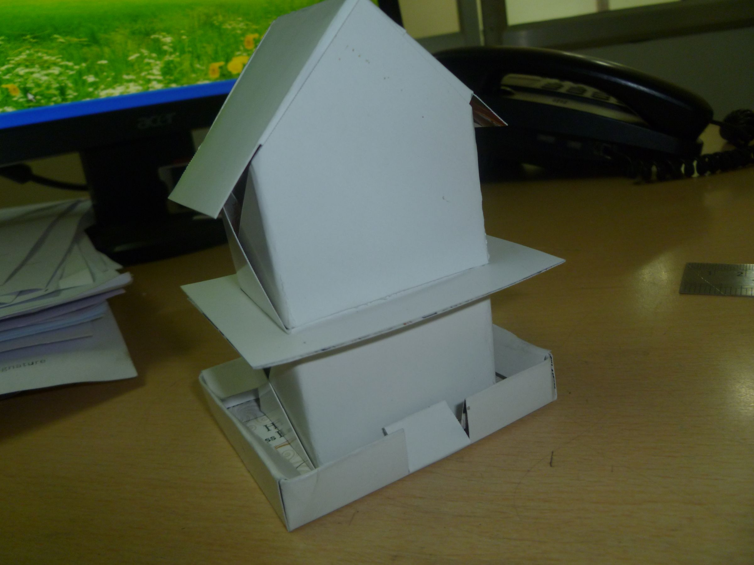 PAPER HOUSE WITHOUT ANY GLUE 7 Steps Instructables