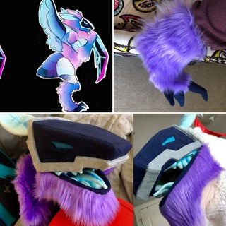 images Synth Fursuit robot synth style costume fursuit head