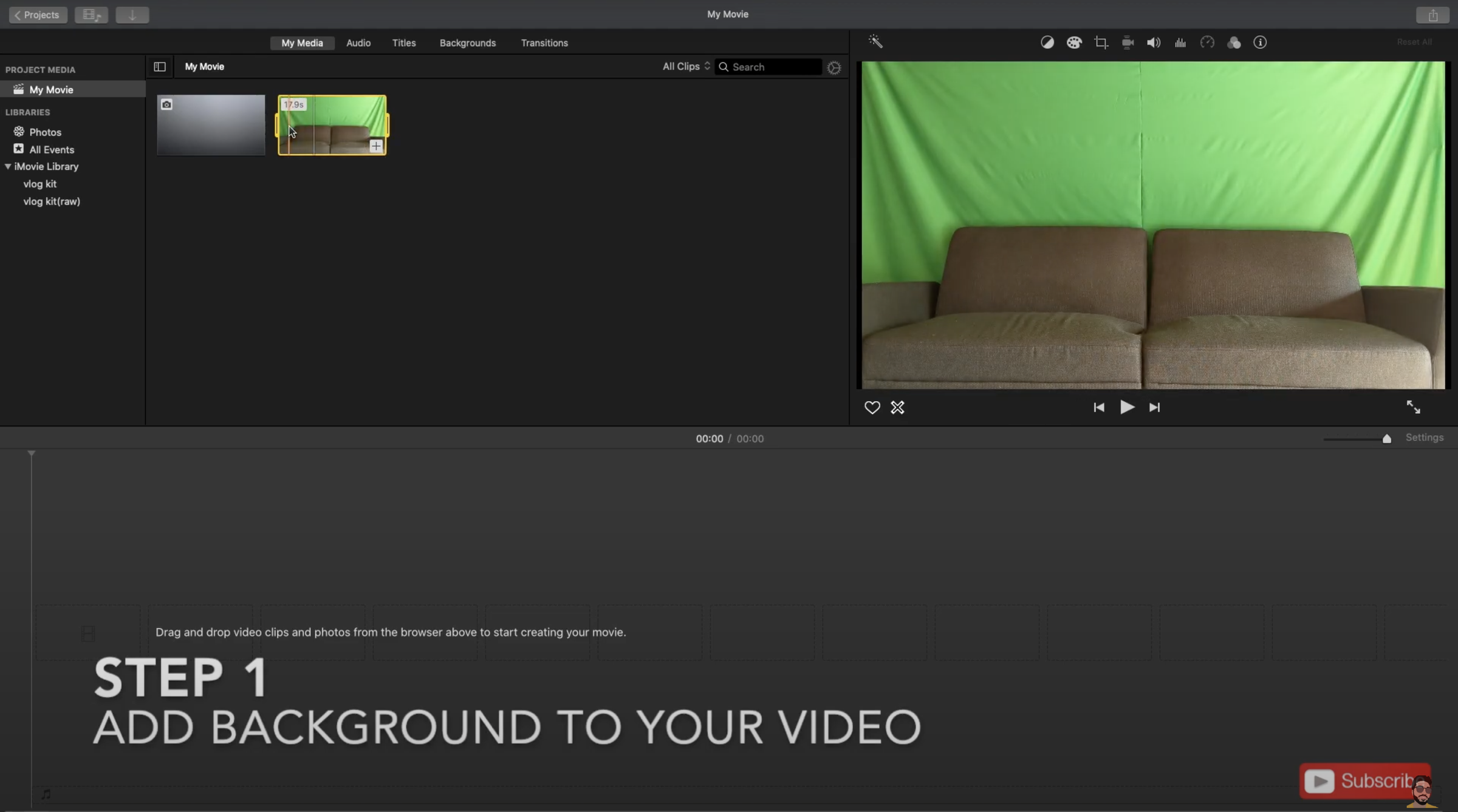 Green Screen Fix for IMovie 6 Steps Instructables