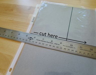 Divide Your Page Protectors : 5 Steps - Instructables
