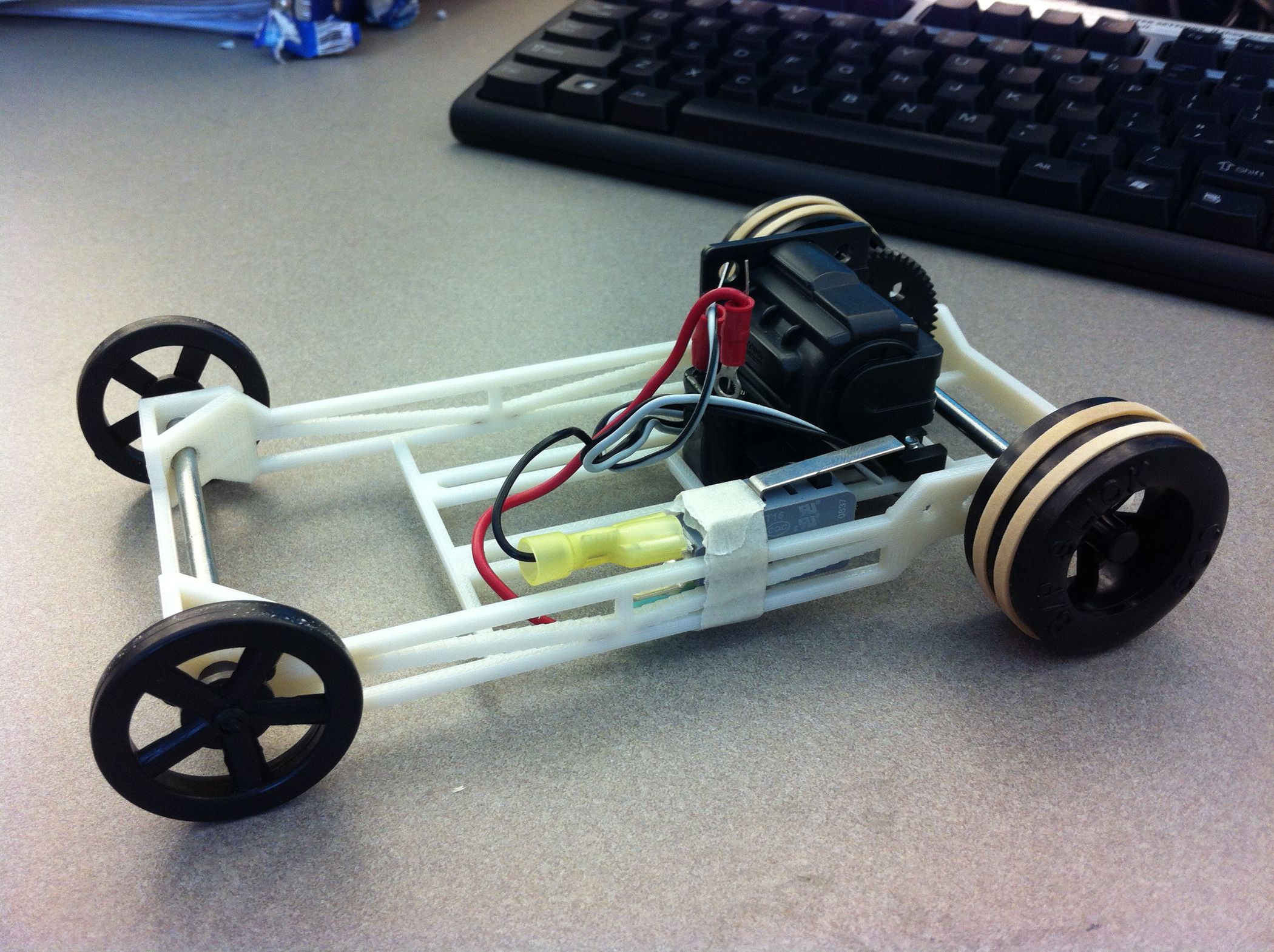 The Capacitor Powered Car 6 Steps Instructables