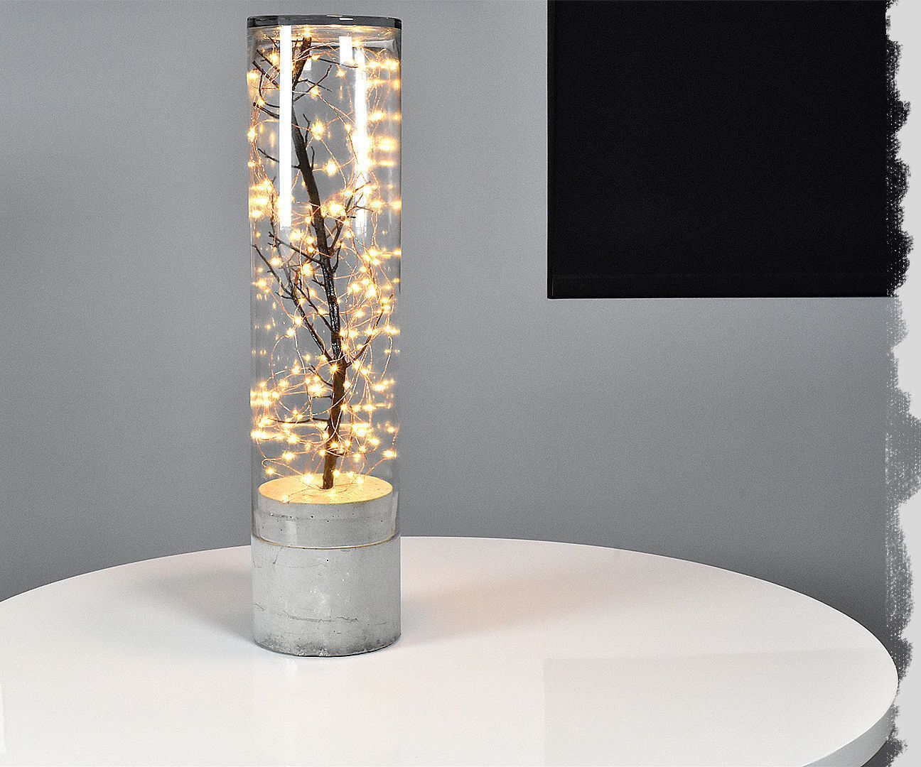 DIY Indoor Outdoor Concrete Lamp 2