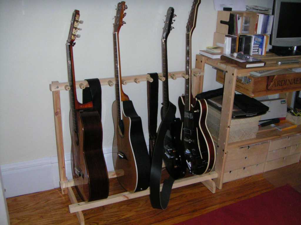 Multiple Guitar Stand 3 Steps Instructables
