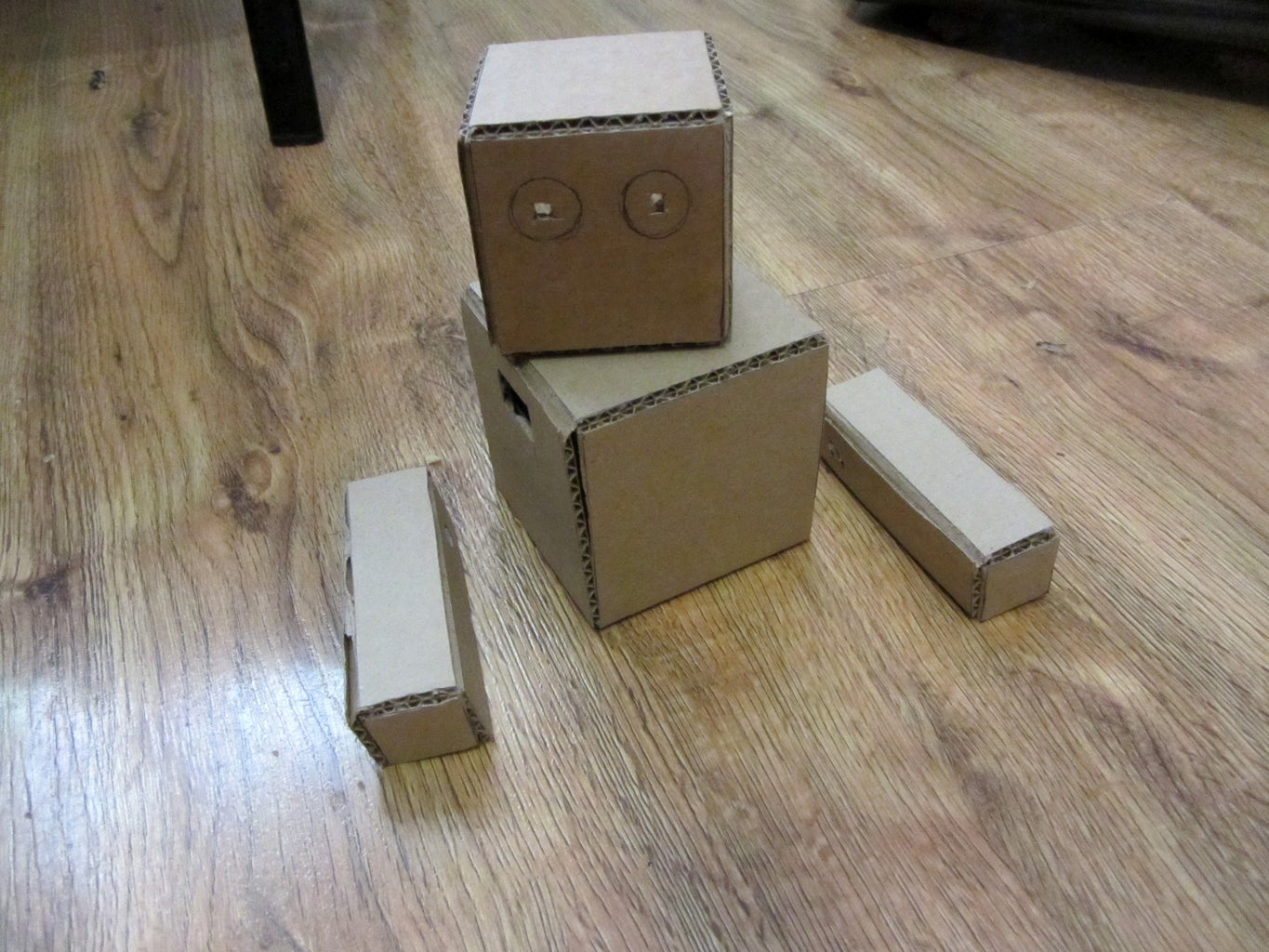 Arduino Cardboard Robot Is Controlled From Smartphone Via Bluetooth : 5 ...