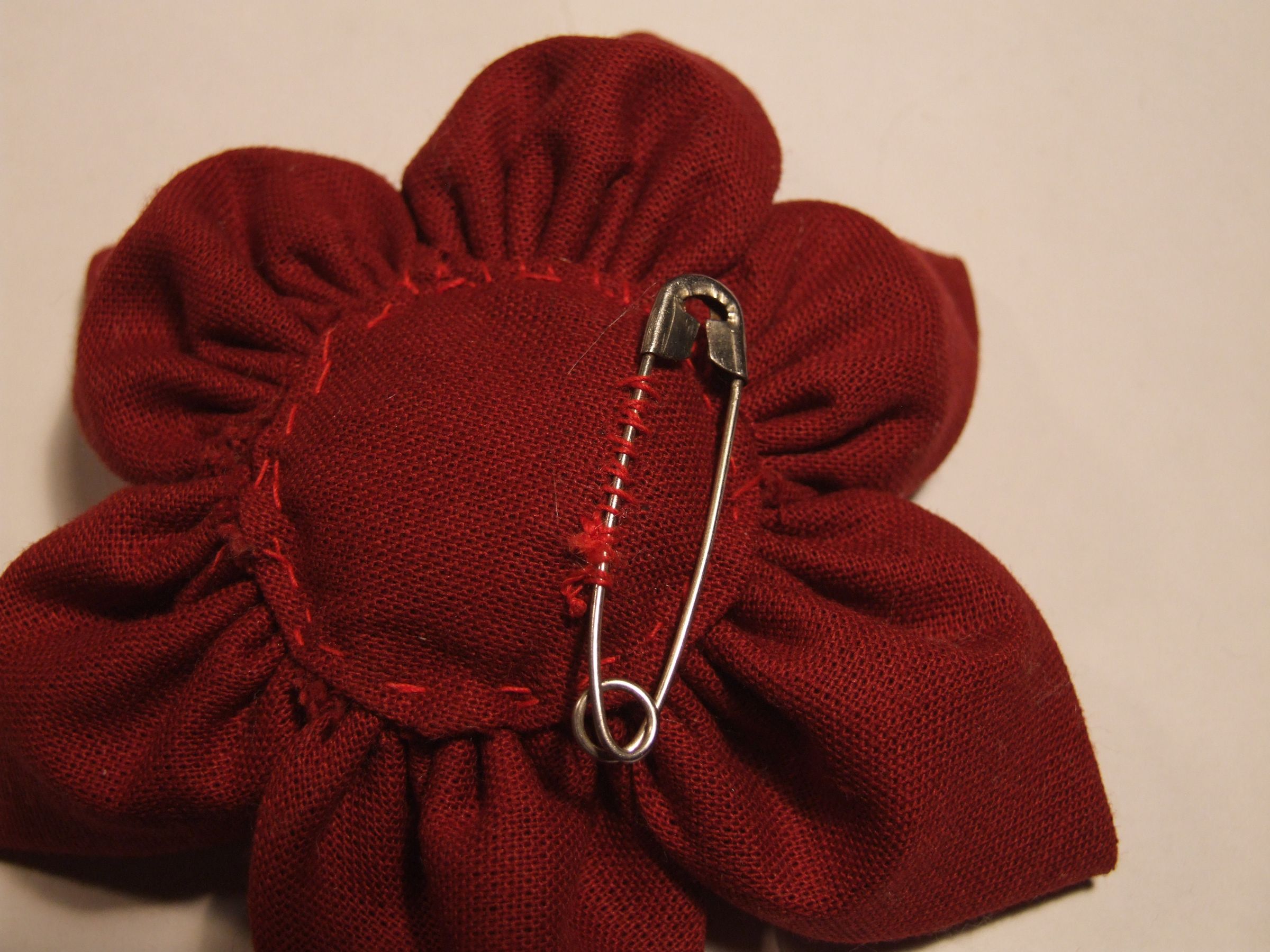 How to Make Flower Brooch 5 Steps Instructables