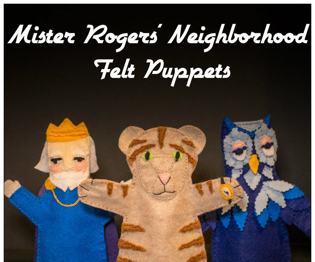 Mister Rogers' Neighborhood Felt Puppets 6 Steps (with Pictures