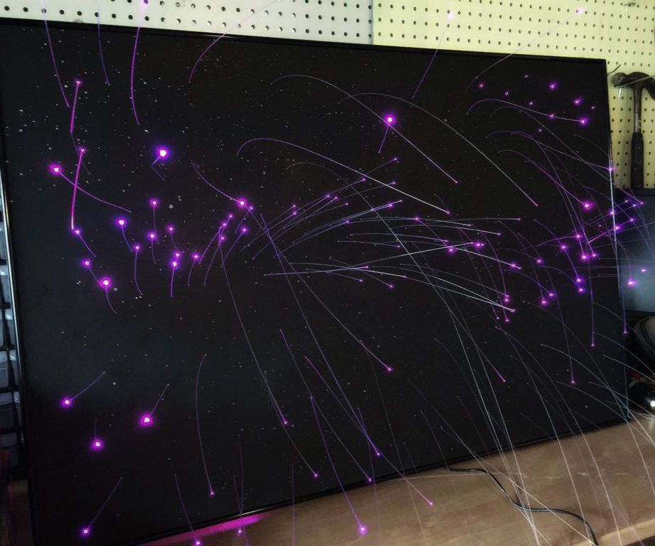 Fiber Optic Star Ceiling Panel With Day Time Stars