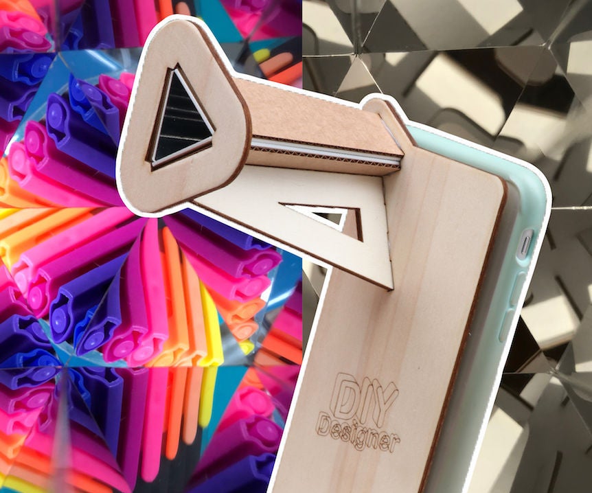Fun Kaleidoscope Lens for Smartphone Camera 3 Steps Instructables