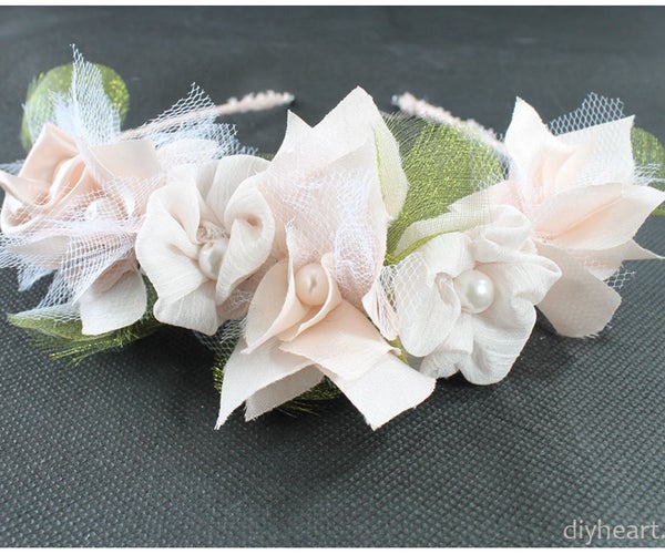Pretty Rose Headband From Diyheart.com