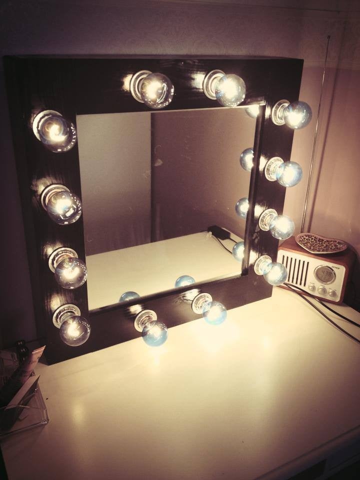 Diy Make Up Mirror With Lights Instructables Diy Make Up Mirror With Lights, How To Install Led Lights Around A Mirror