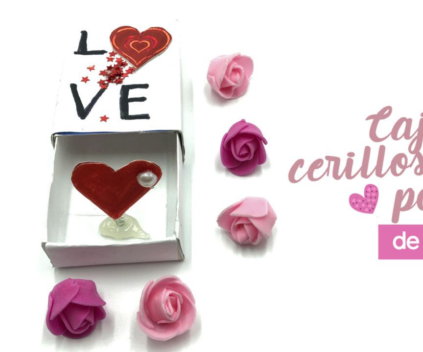 caja de cerillas con sorpresa pop up de corazón – manualidades fáciles! DIY Project DIY Project Image