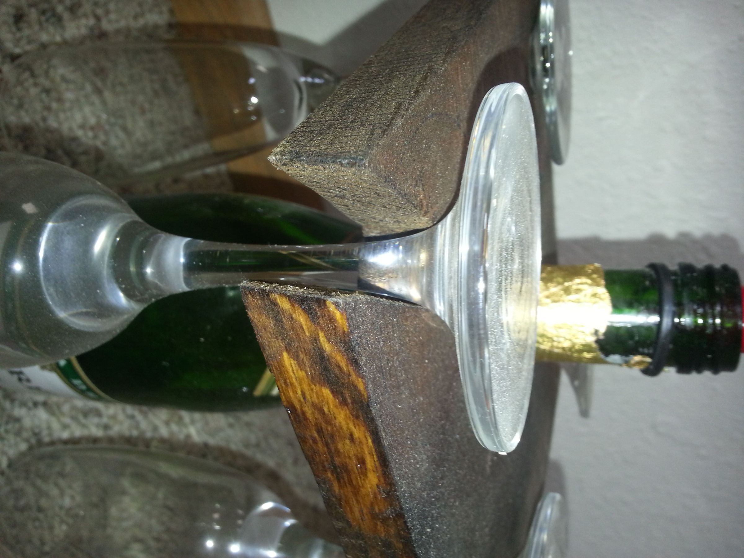 Wine Bottle and Glasses Holder 3 Steps (with Pictures) Instructables