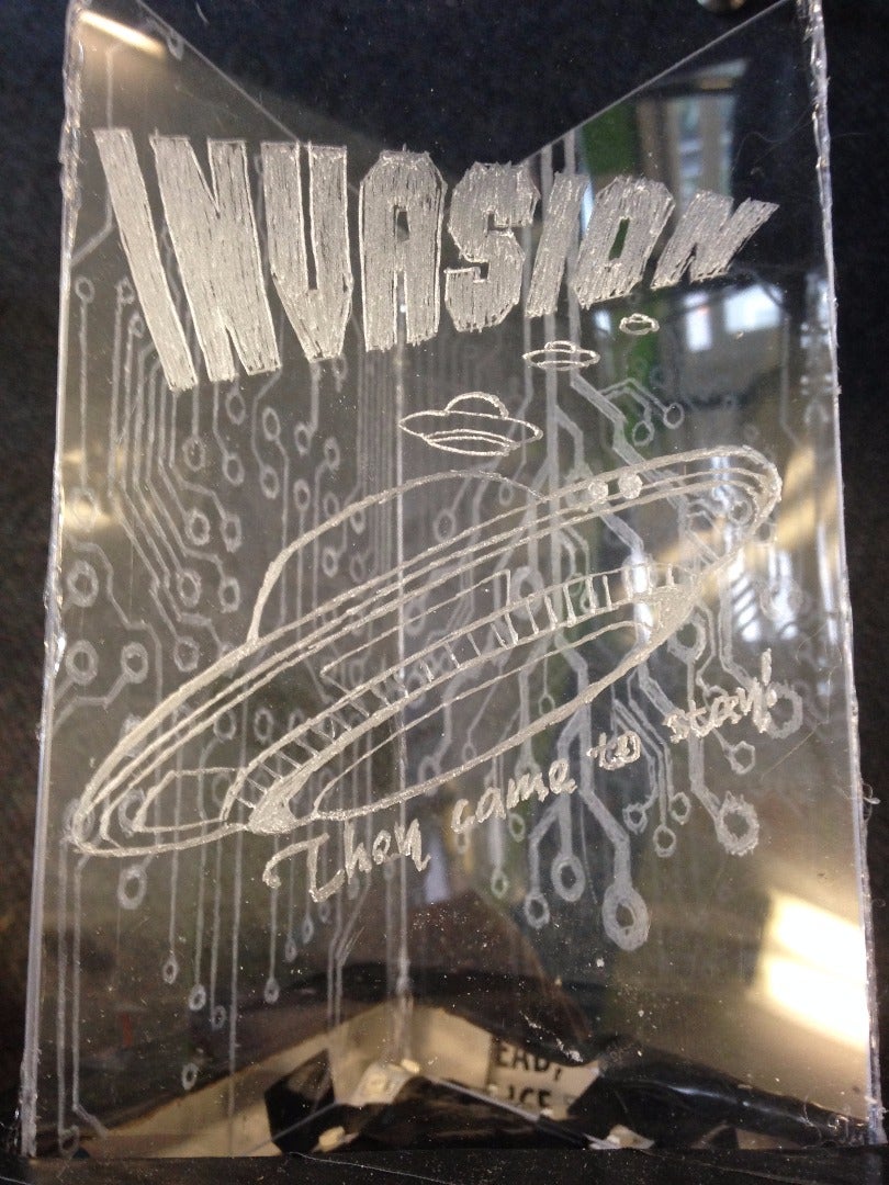 LED Plexiglass Art 9 Steps (with Pictures) Instructables