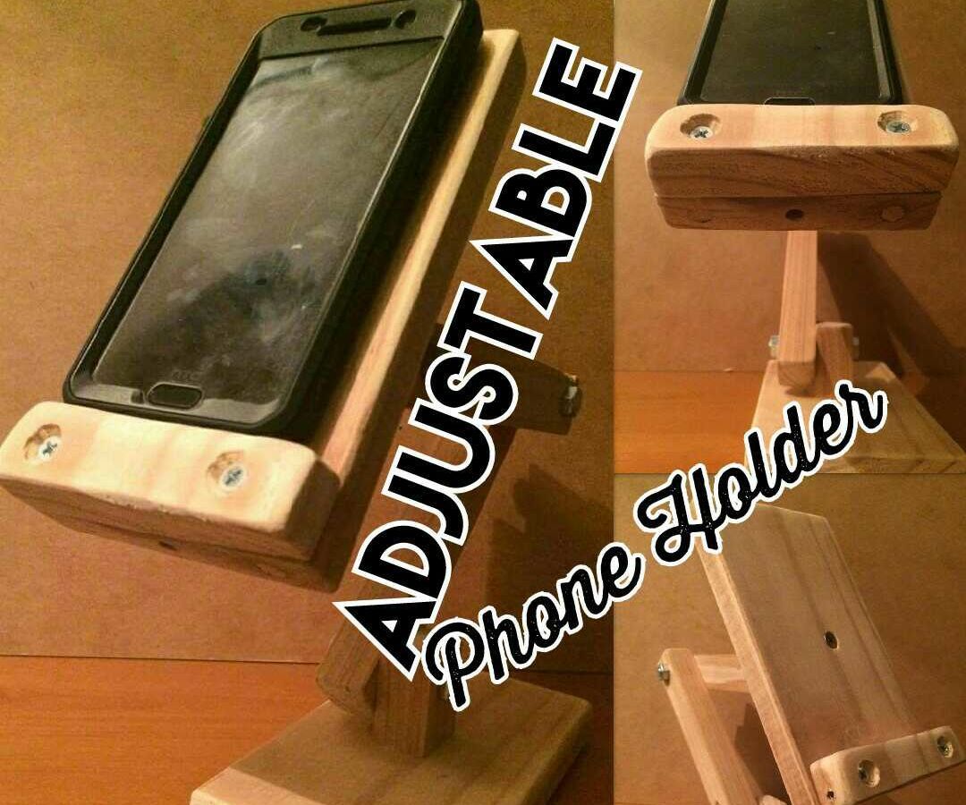 adjusting phone holder DIY Project DIY Project Image