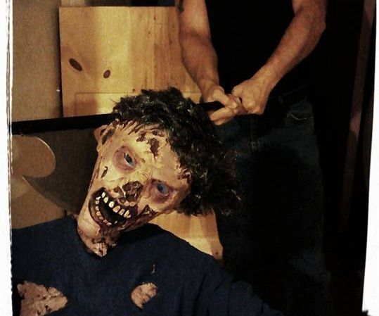 zombie prop head chop photo op DIY Project DIY Project Image