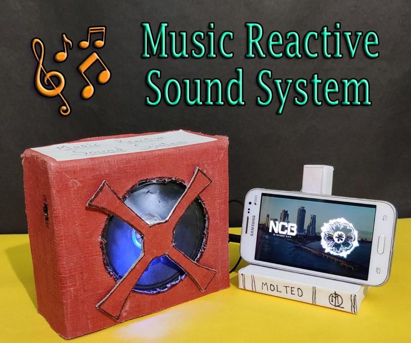 DIY Speaker With Music Reactive Lights 3 Steps Instructables
