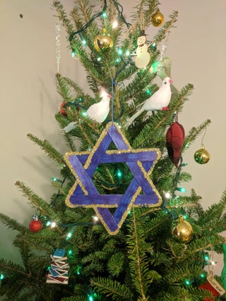 Star Of David Ornament For Christmas Or Hanukkah 4 Steps Instructables