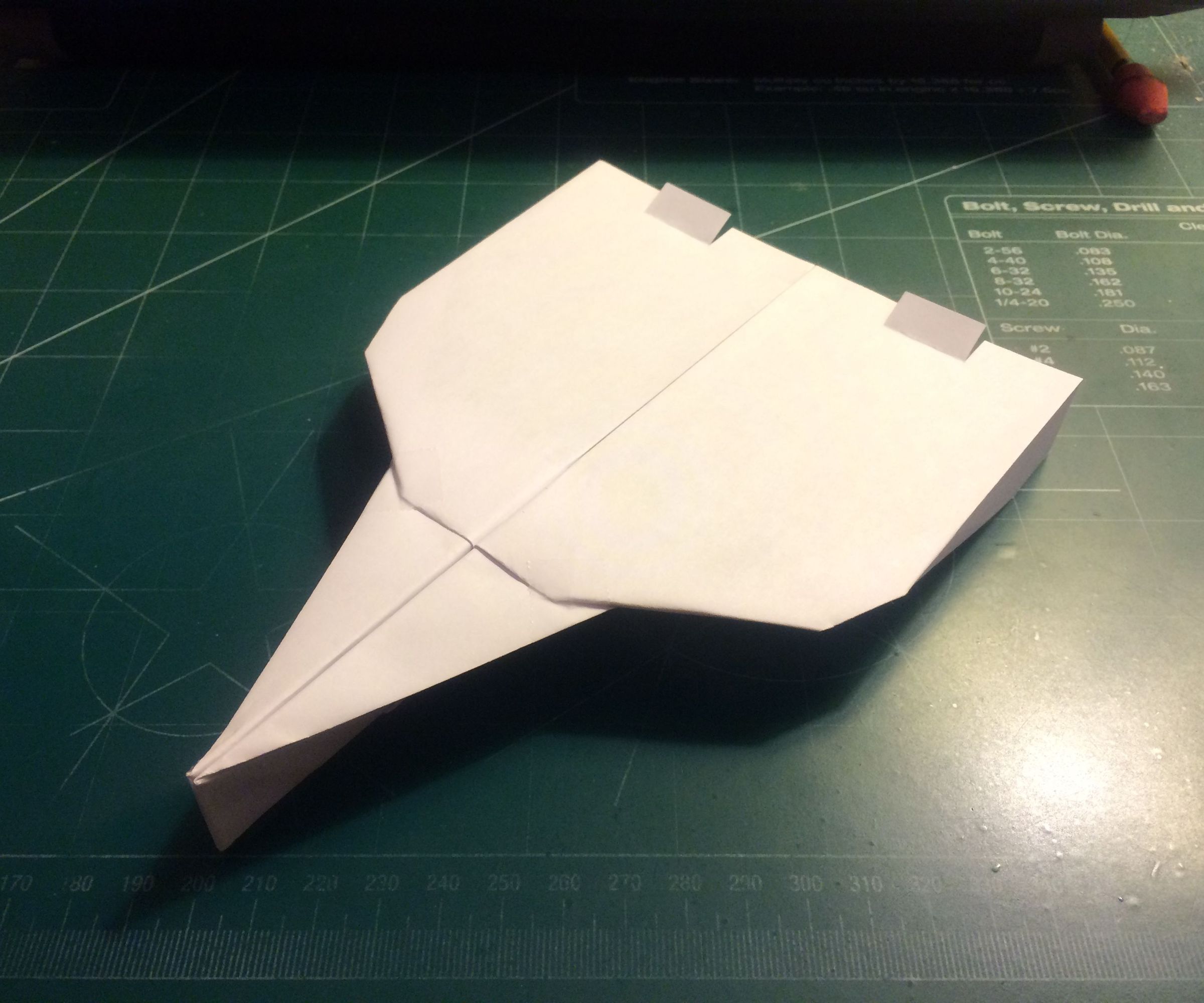 Step-by-step guide for how to make the talon paper airplane DIY Project DIY project