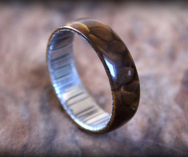 Dragon Skin and Valyrian Steel Ring (Inspired by Game of Thrones)