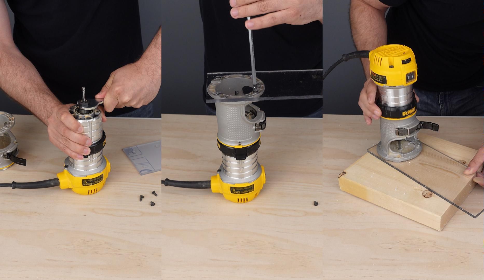 Circle Jig for Router 5 Basic and Easy Cutting Jig 11 Steps (with