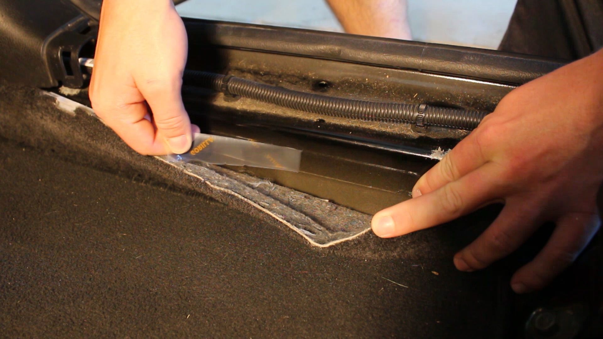 Car Door Trim Carpet Fix 8 Steps Instructables