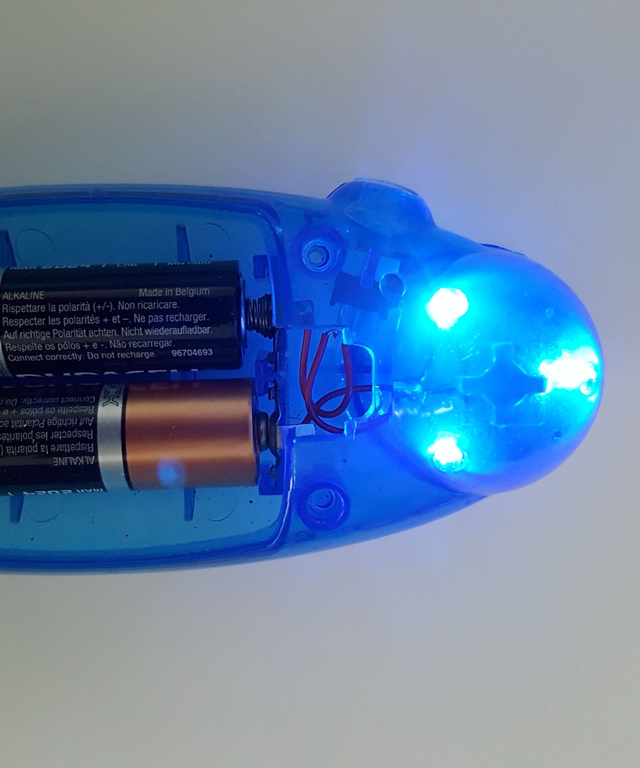 Waste Batteries Night Light 3 Steps Instructables